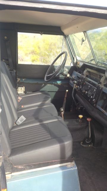 1970 Blue Land Rover Defender SUV