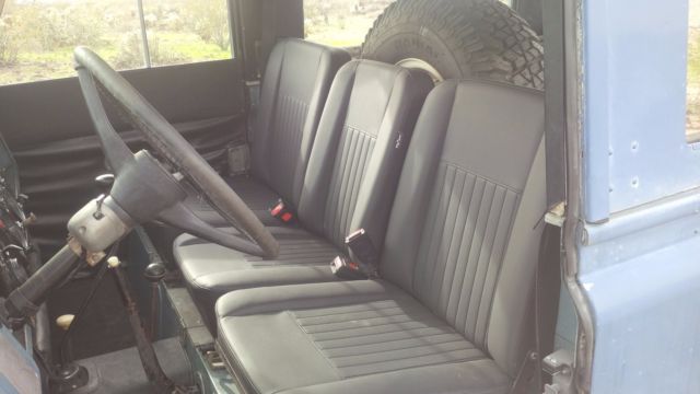 1970 Blue Land Rover Defender SUV