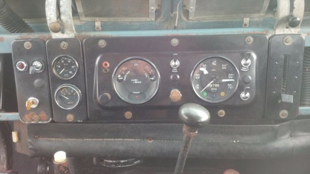 1970 Blue Land Rover Defender SUV