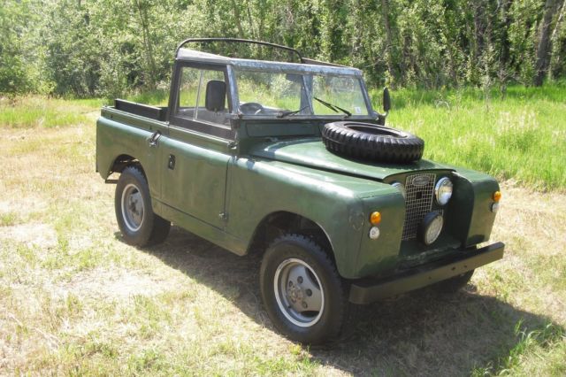 1966 British Racing Green Land Rover Series IIA 88" Soft top pick up 4x4
