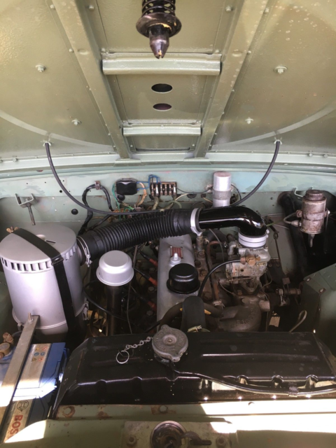 1965 Green/white Land Rover Defender Wagon