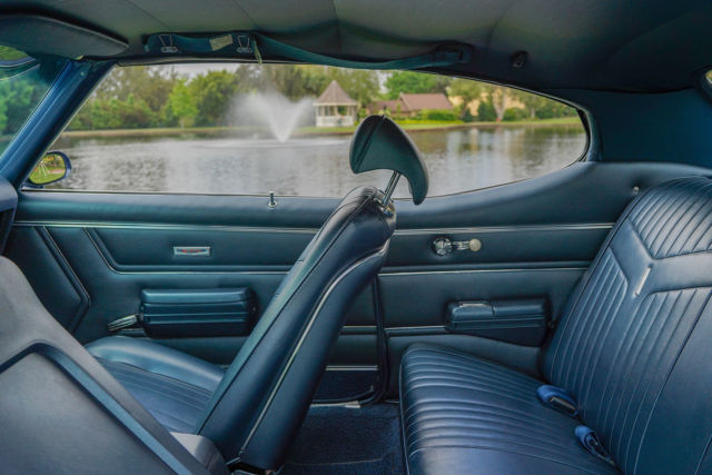 1969 Liberty Blue Pontiac GTO Coupe