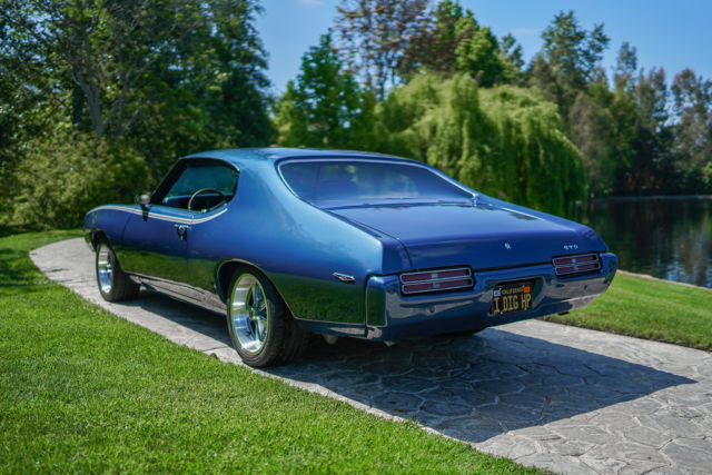 1969 Liberty Blue Pontiac GTO Coupe