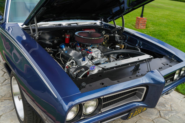 1969 Liberty Blue Pontiac GTO Coupe