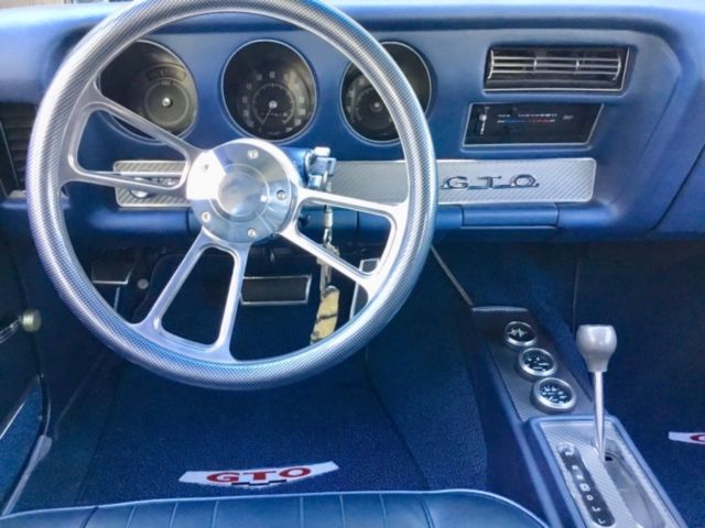 1969 Liberty Blue Pontiac GTO Coupe