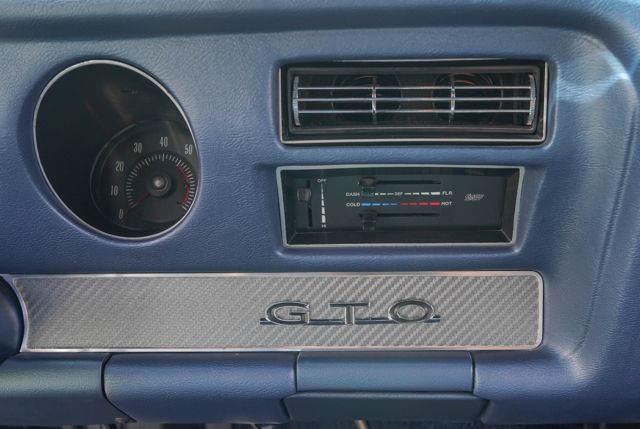 1969 Liberty Blue Pontiac GTO Coupe