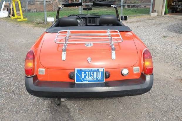 1979 Orange MG MGB Convertible