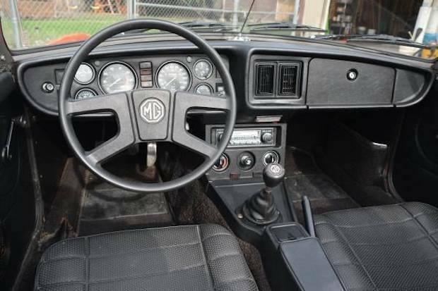 1979 Orange MG MGB Convertible