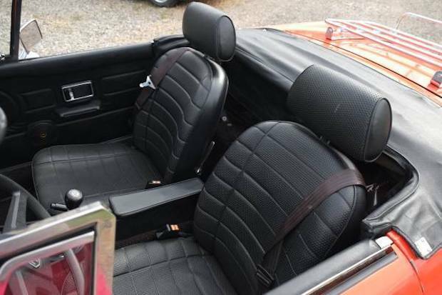 1979 Orange MG MGB Convertible