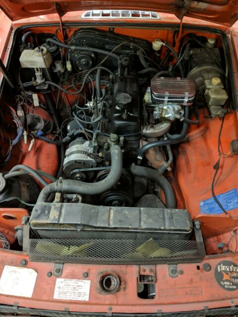 1979 Orange MG MGB Convertible