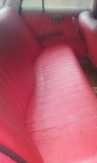 1961 Red Mercedes-Benz 200-Series Sedan