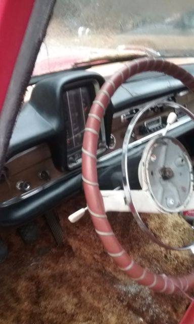 1961 Red Mercedes-Benz 200-Series Sedan