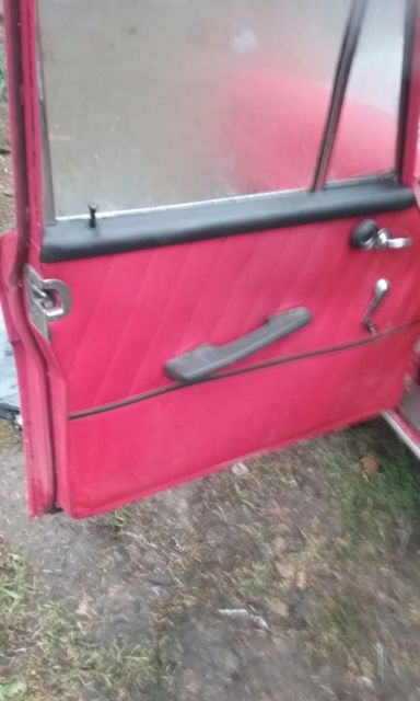 1961 Red Mercedes-Benz 200-Series Sedan