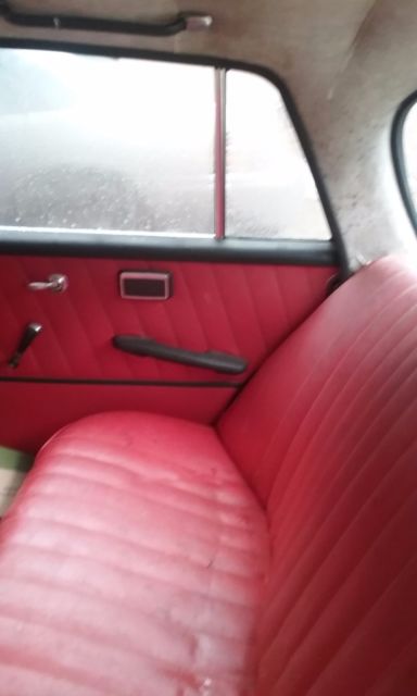 1961 Red Mercedes-Benz 200-Series Sedan