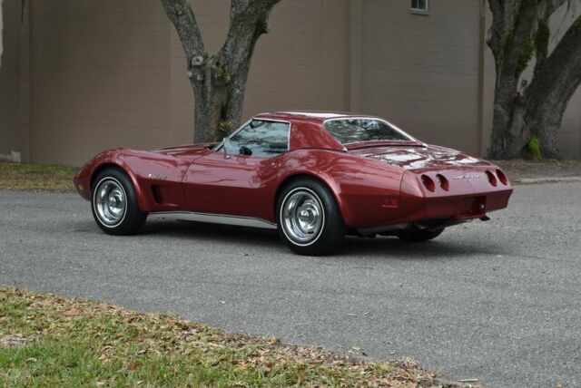 1974 Maroon Chevrolet Corvette Convertible