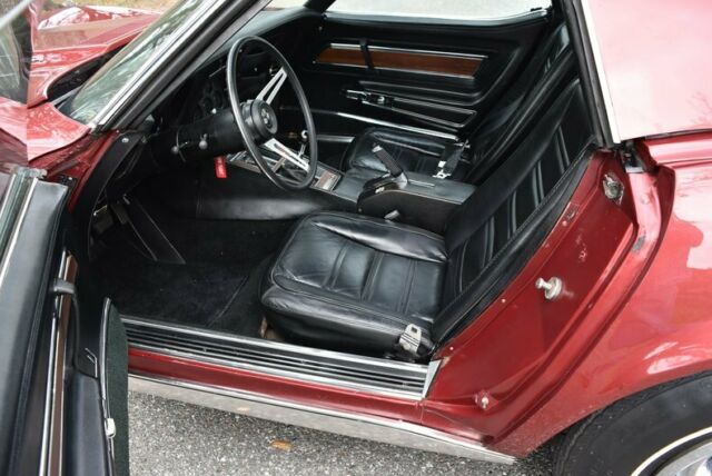 1974 Maroon Chevrolet Corvette Convertible