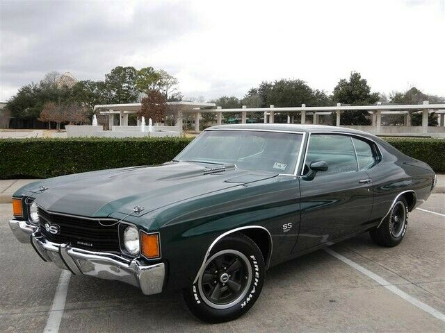 1972 Green Chevrolet Chevelle Coupe