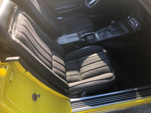 1972 yellow Chevrolet Corvette Convertible