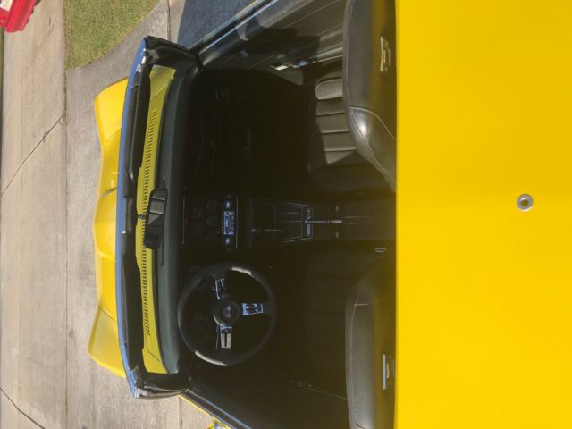 1972 yellow Chevrolet Corvette Convertible