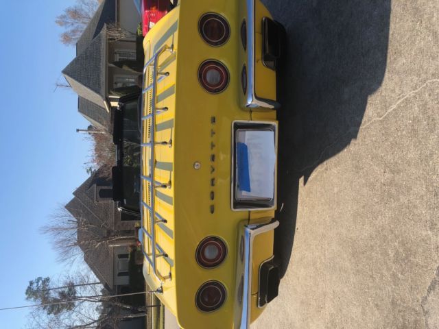1972 yellow Chevrolet Corvette Convertible