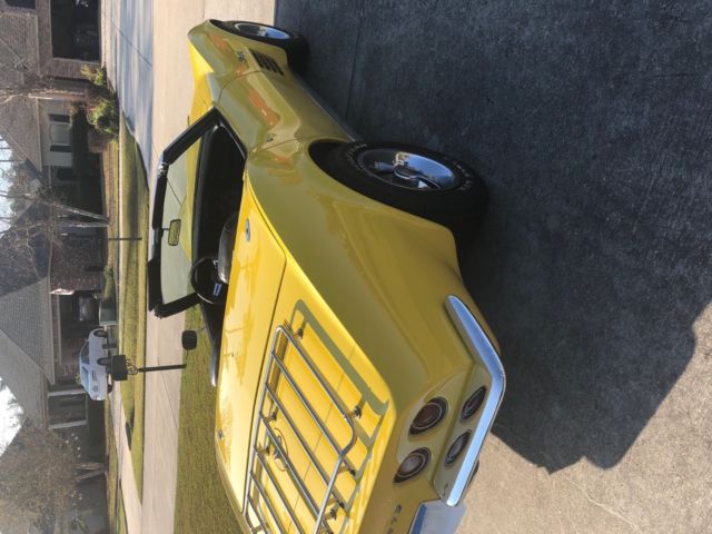 1972 yellow Chevrolet Corvette Convertible