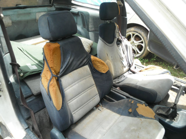 1989 White Honda CRX Hatchback