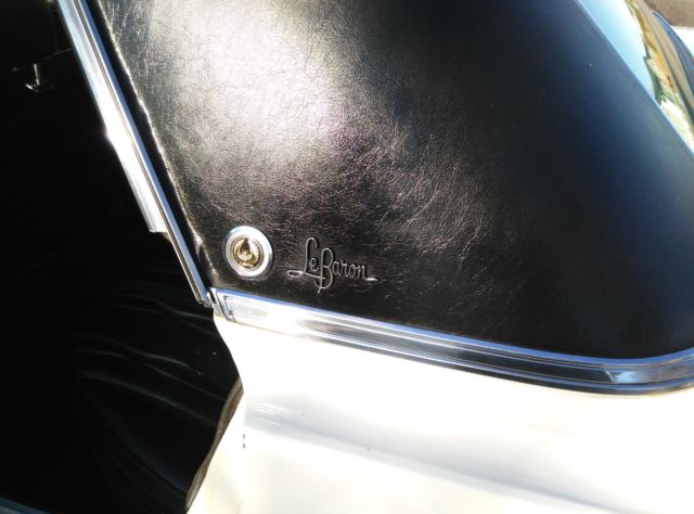 1968 White Chrysler Imperial Sedan