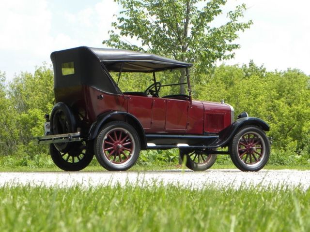 1927 Burgundy Ford Model T Convertible
