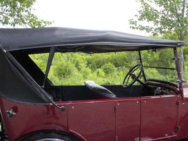1927 Burgundy Ford Model T Convertible