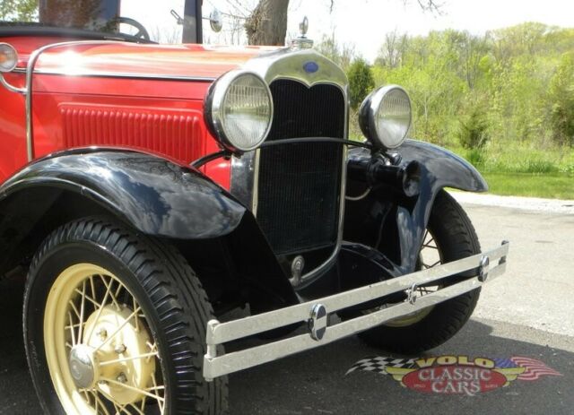 1931 Orange Ford Model A Pickup Truck
