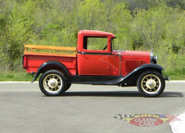 1931 Orange Ford Model A Pickup Truck