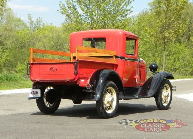 1931 Orange Ford Model A Pickup Truck