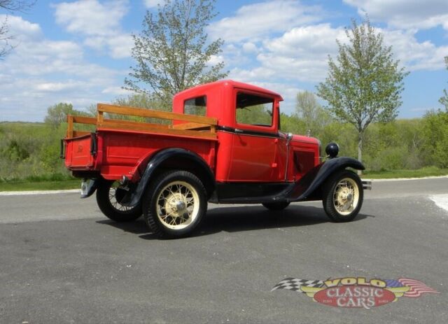 1931 Orange Ford Model A Pickup Truck