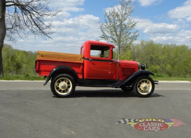1931 Orange Ford Model A Pickup Truck