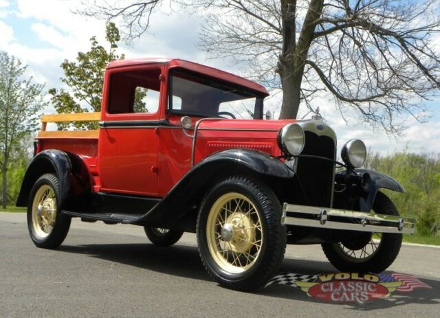 1931 Orange Ford Model A Pickup Truck