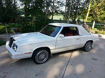 1983 White Chrysler LeBaron Convertible