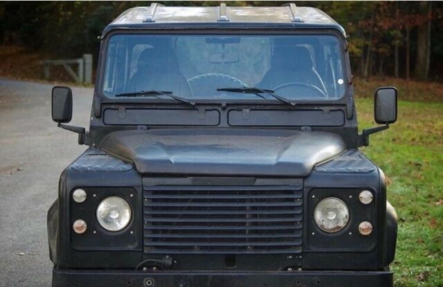 1990 White Land Rover Defender