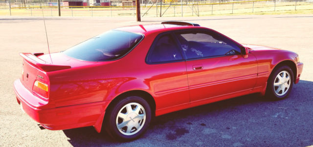 1992 Red Acura Legend Coupe