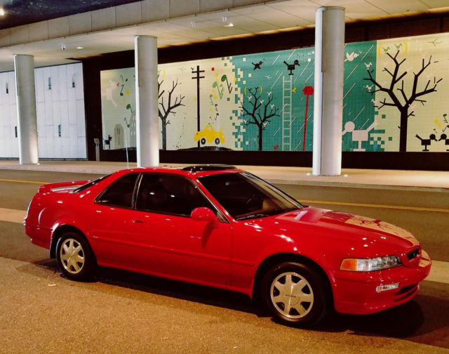 1992 Red Acura Legend Coupe