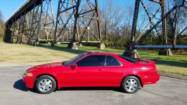 1992 Red Acura Legend Coupe
