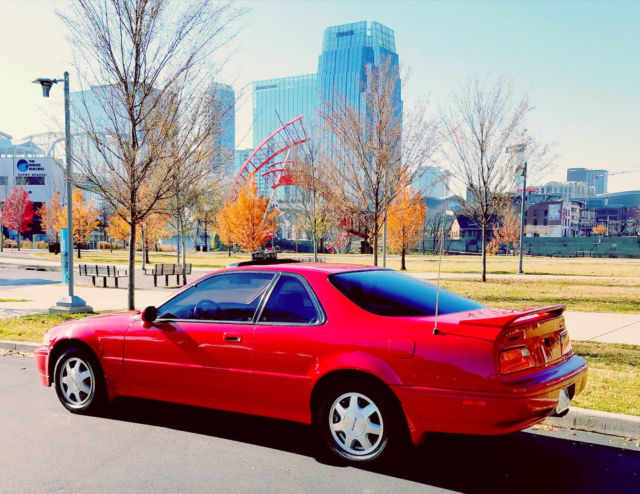 1992 Red Acura Legend Coupe
