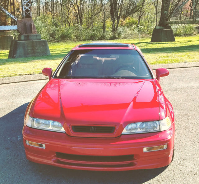 1992 Red Acura Legend Coupe