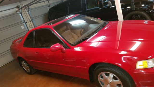 1992 Red Acura Legend Coupe