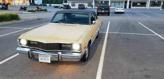 1975 Faded Mustard Dodge Dart Coupe