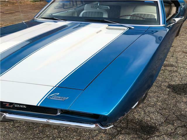 1969 Blue Chevrolet Camaro 2dr Car