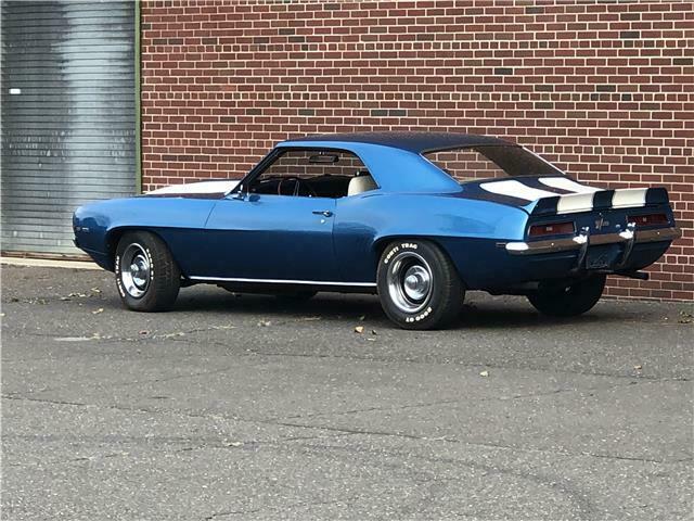 1969 Blue Chevrolet Camaro 2dr Car
