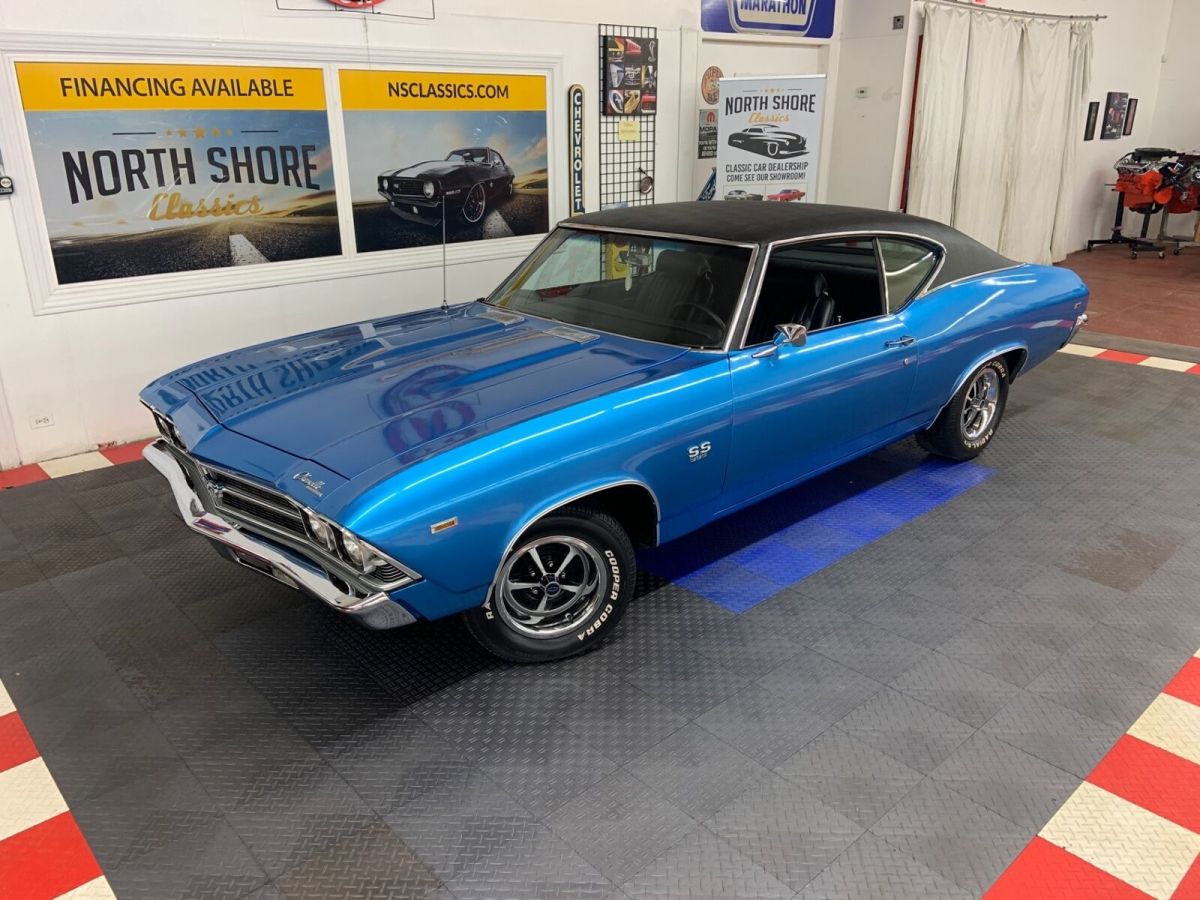 1969 Blue Chevrolet Chevelle Coupe