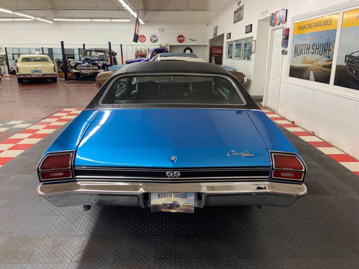 1969 Blue Chevrolet Chevelle Coupe