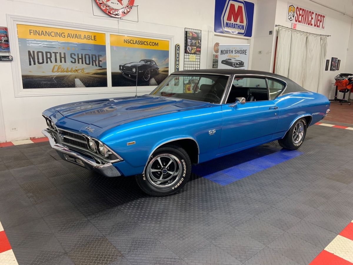 1969 Blue Chevrolet Chevelle Coupe
