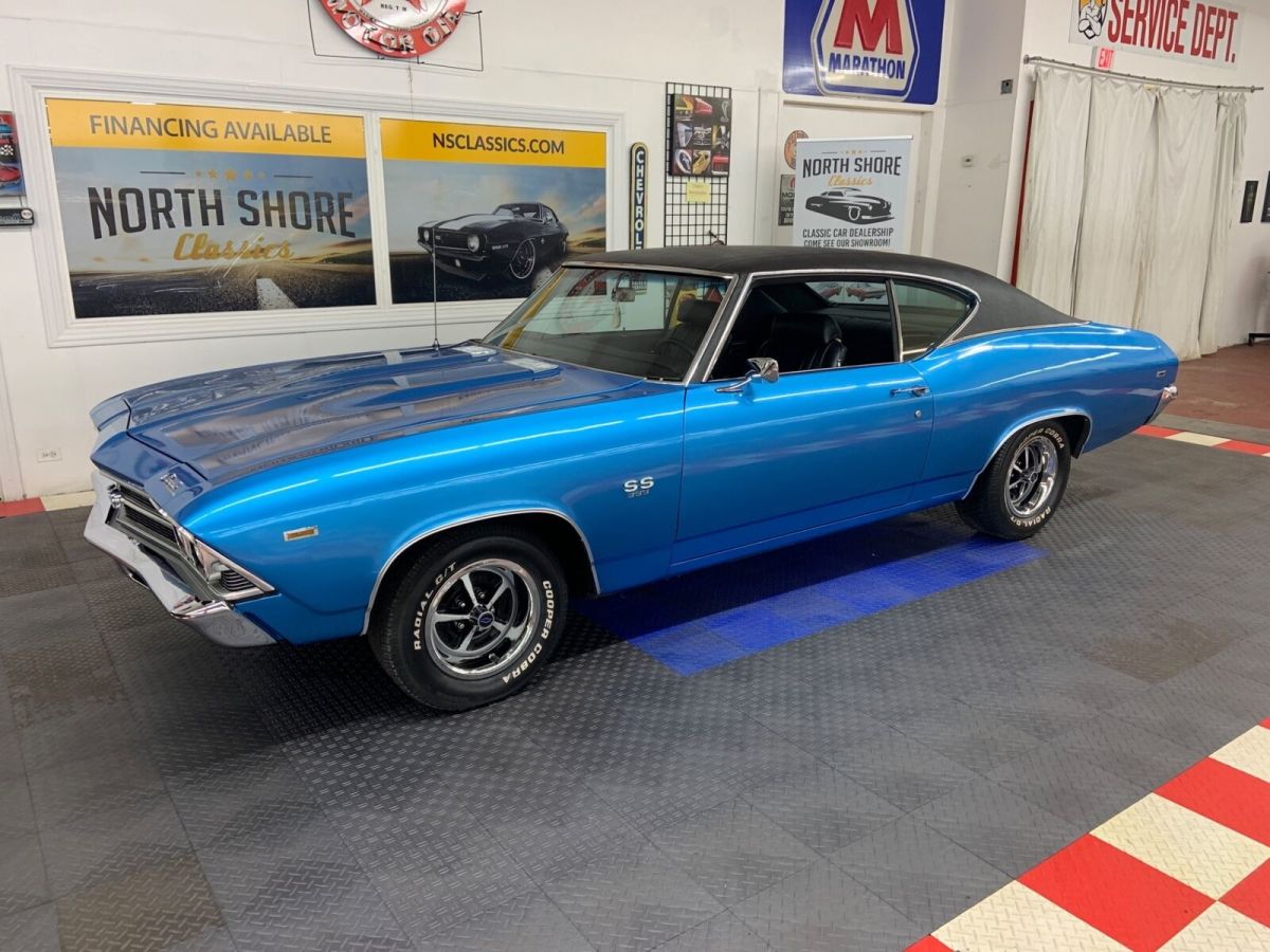 1969 Blue Chevrolet Chevelle Coupe